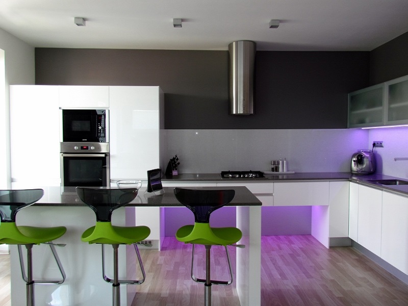 návrh interiéru - kuchyňa 2 - byt Tarjanne