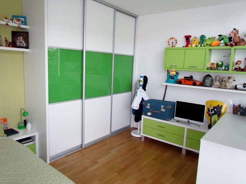 návrh interiéru - chlapčenská detská izba 2 - dom Bratislava