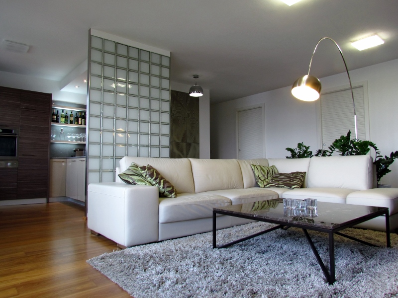 návrh interiéru - obývacia izba 3 - byt Senec