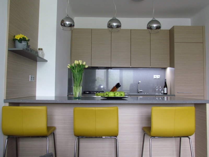 návrh interiéru - kuchyňa - byt Rača