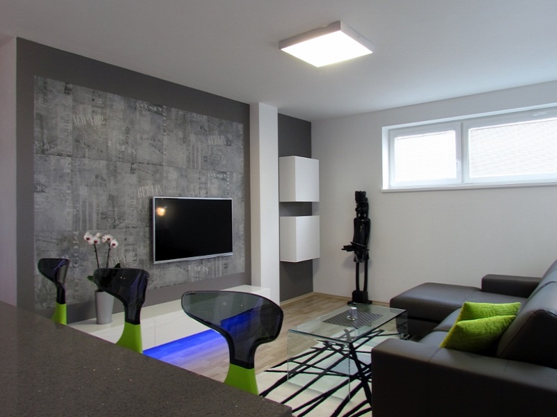 návrh interiéru - obývacia izba 5 - byt Tarjanne