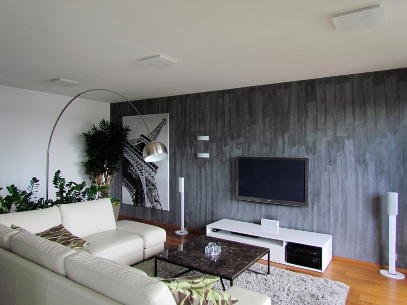 návrh interiéru - obývacia izba 6 - byt Senec